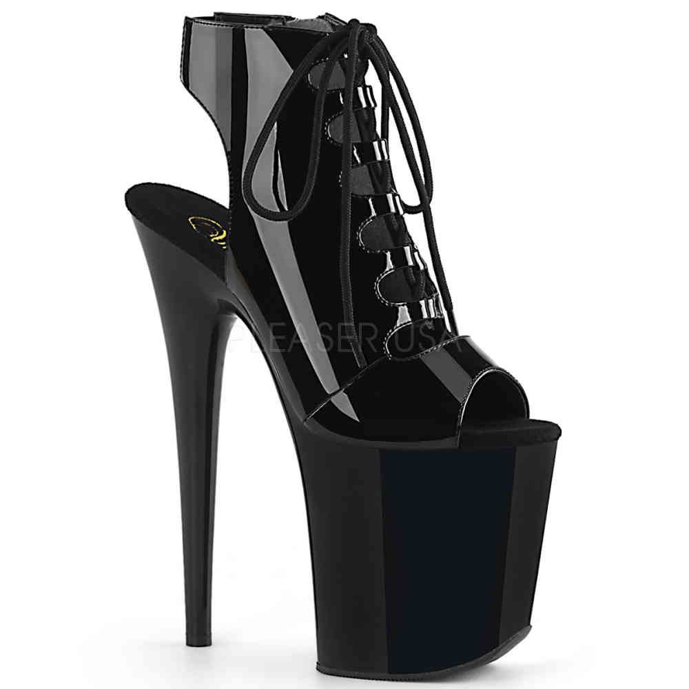 Pleaser - FLAMINGO80020 Bottes de plateforme, Pole dance chaussures - Chaussures de pole dance - Noir Product image